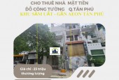 GẤP- Cho thuê nhà  Mặt Tiền NB Tân Quý 81m2, 3Lầu+ST, 23 Triệu-GẦN AEON